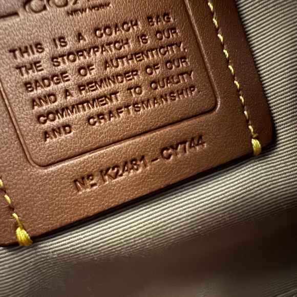 Coach Mini Rowan Crossbody Bag In Blocked Signature Leather - Picture 6 of 6